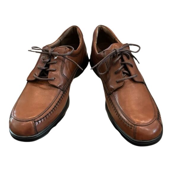 New Florsheim Men\'s Tamarack Cognac Leather Lace Shoes 14 main image 4